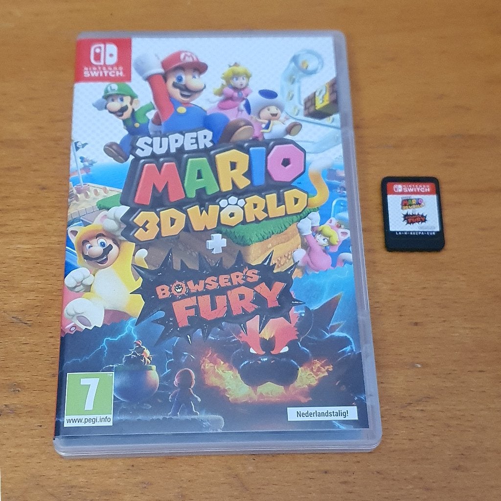 SWITCH | Super Mario 3D World + Bowser's Fury, Avontuur en Actie, Gebruikt, Ophalen of Verzenden, 3 spelers of meer