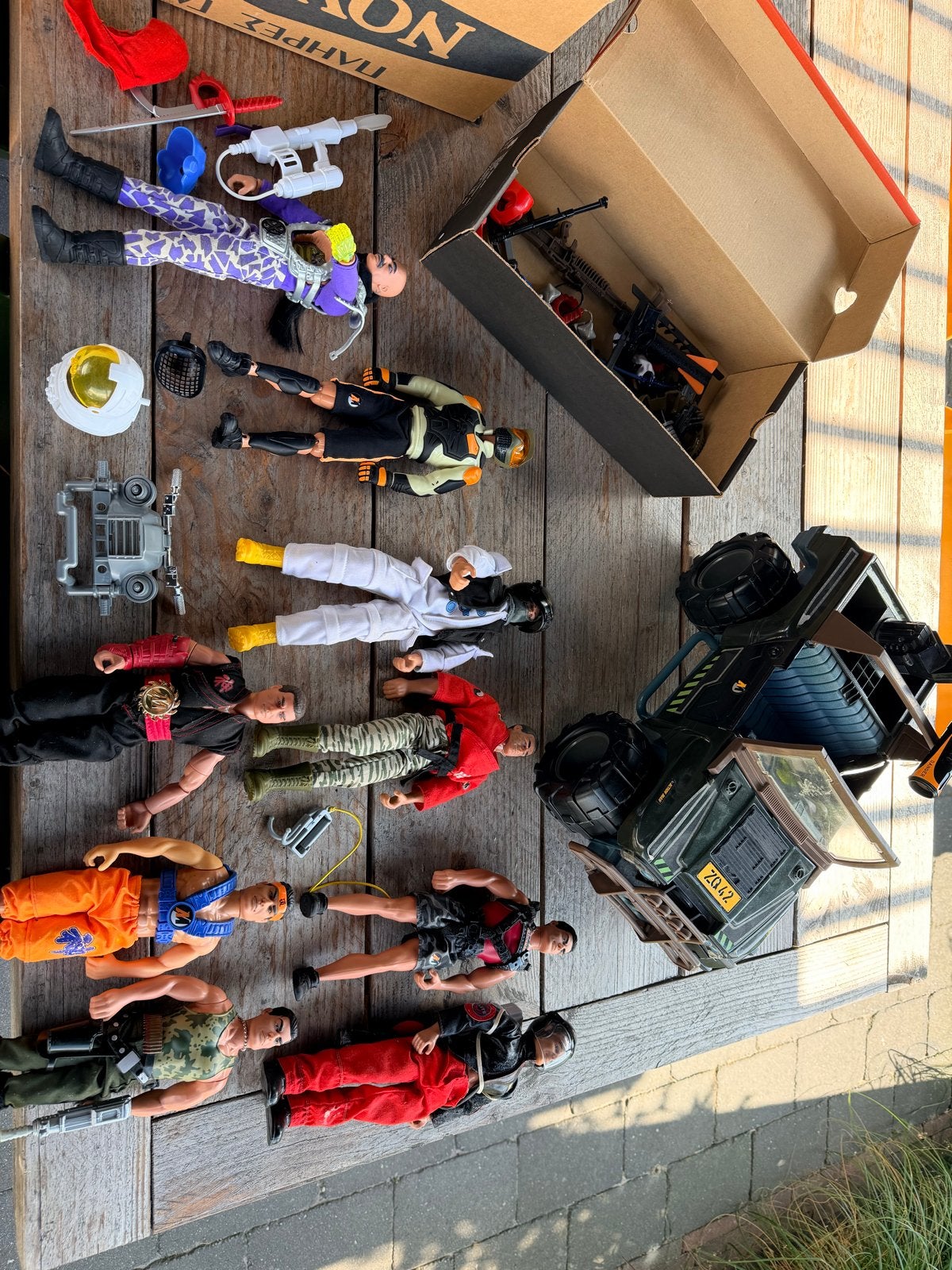 Grote collectie Action Man figuren en accessoires, Kinderen en Baby's, Speelgoed | Actiefiguren, Ophalen of Verzenden, Gebruikt