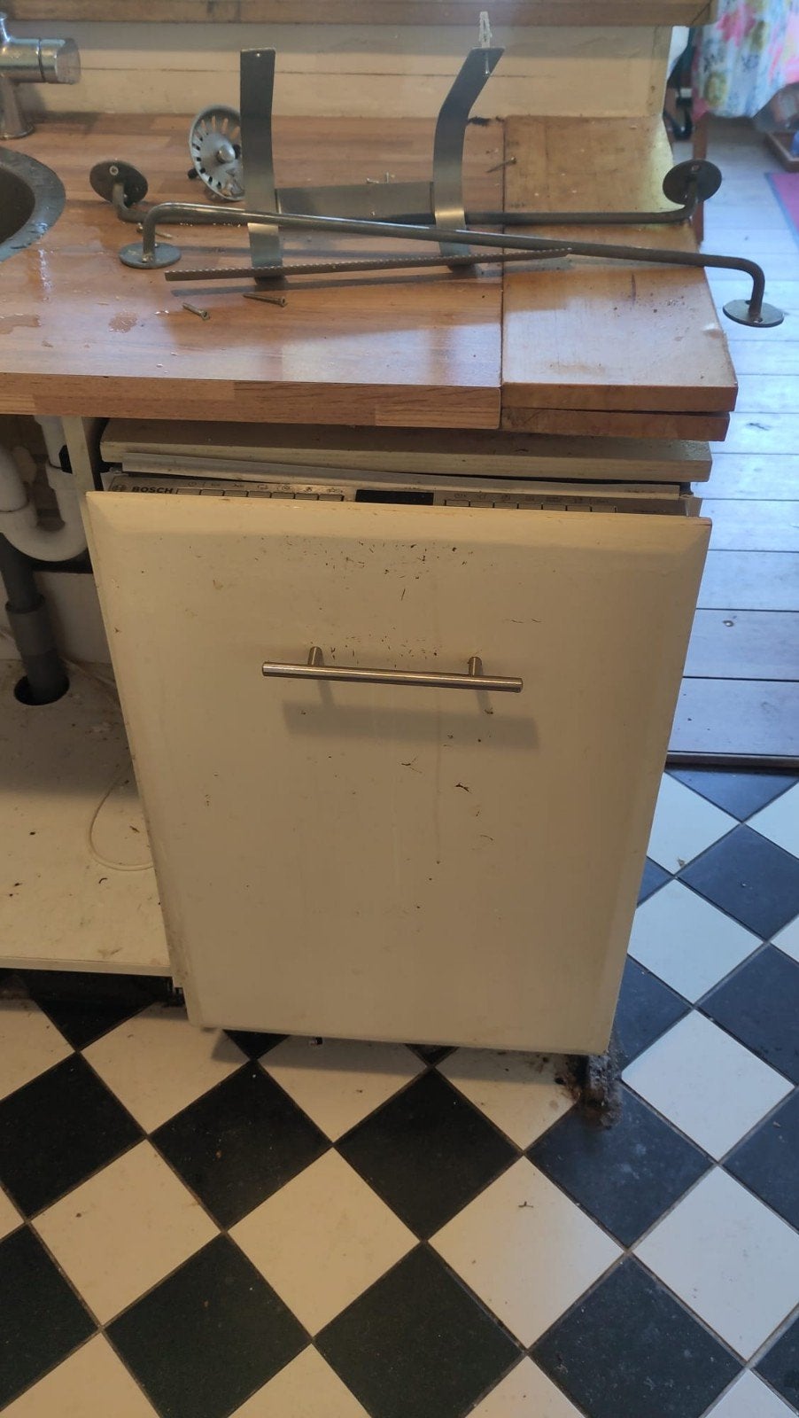Bosch SPV4EMX24E smalle inbouwvaatwasser 45 cm breed, Witgoed en Apparatuur, Ophalen, Gebruikt, Minder dan 85 cm, Eco programma