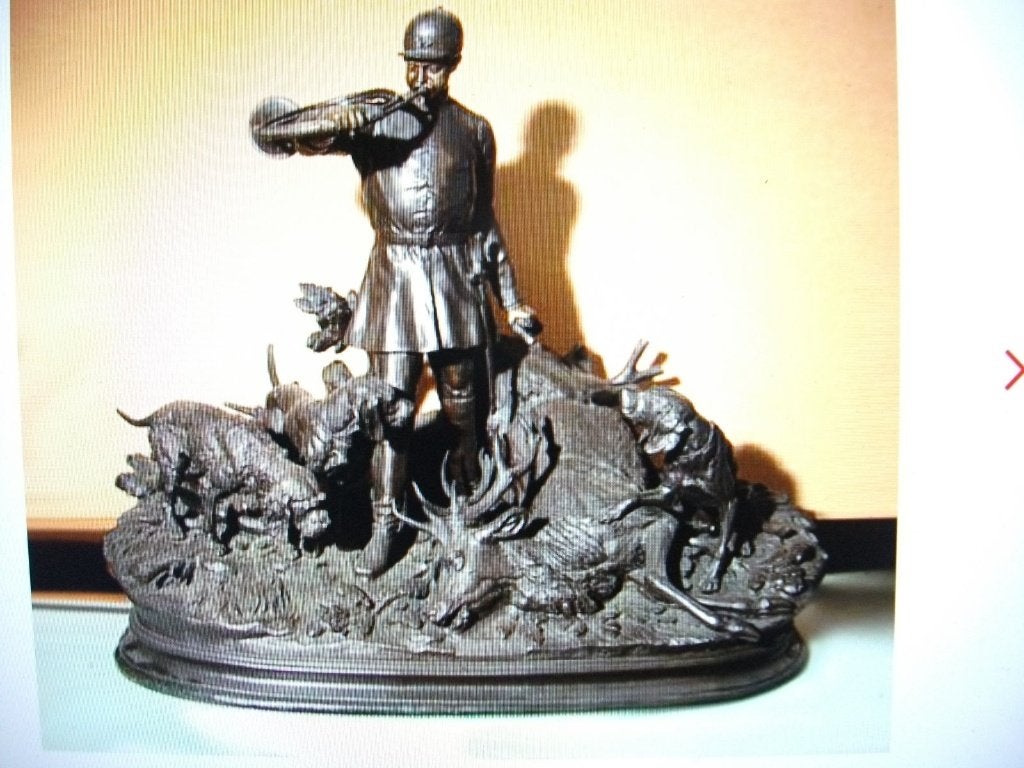 Jachttafreel Ges. L Delabrierre  ( 1875, Ophalen of Verzenden, Brons