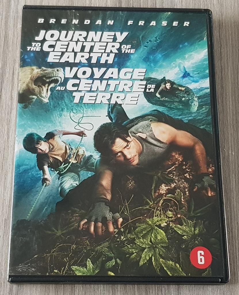 DVD Journey To The Center Of The Earth, 3D, Vanaf 6 jaar, Ophalen of Verzenden, Zo goed als nieuw
