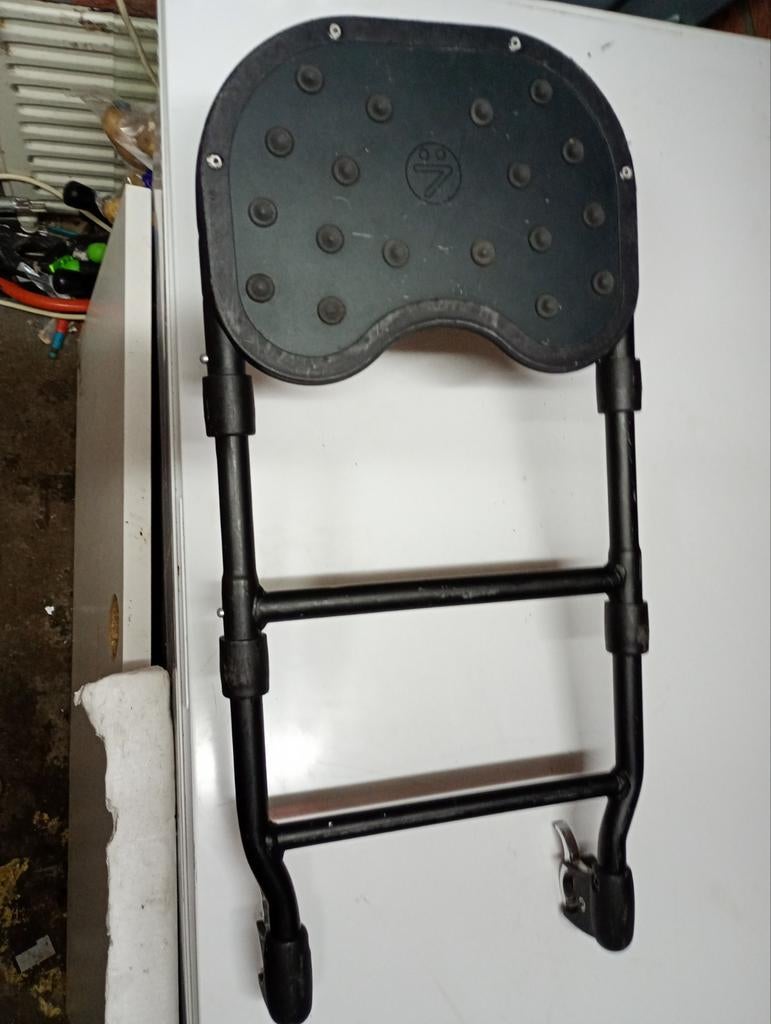 Meerijplank voor 2e kind achter kinderwagen- Zwart, gebruikt, Fietsen en Brommers, Fietsaccessoires | Aanhangers en Karren, Ophalen