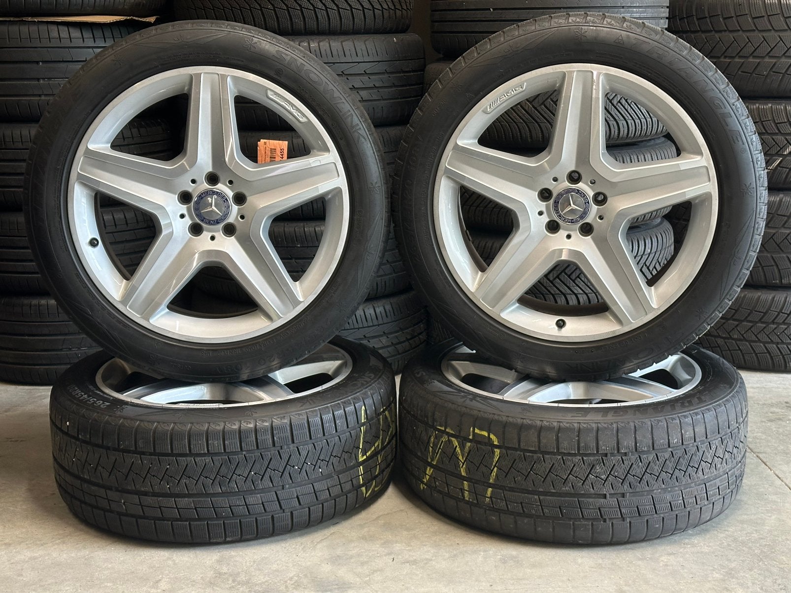 Originele 5x112 20 inch Mercedes ML GLE W166 W167 Set, Auto-onderdelen, Gebruikt, 275 mm, Banden en Velgen, Personenwagen