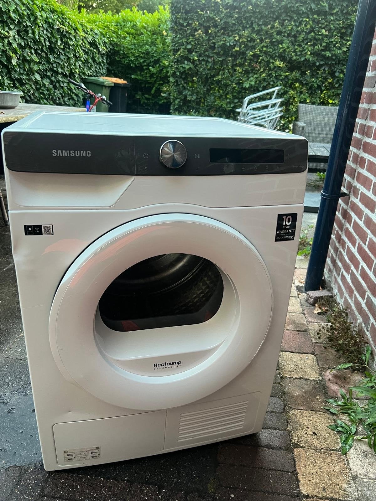 Samsung DV80T5220TT/S2 Warmtepompdroger 8 kg, 8 tot 10 kg, Ophalen of Verzenden, Zo goed als nieuw, 85 tot 90 cm