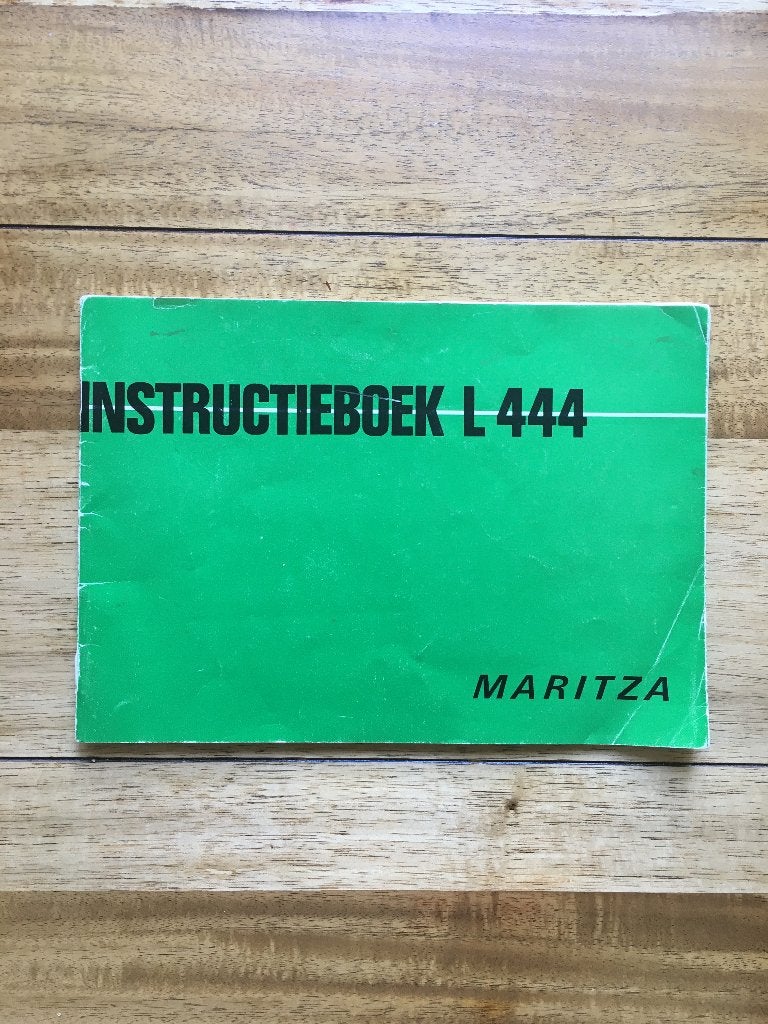 Instructieboekje Maritza L444, Ophalen of Verzenden