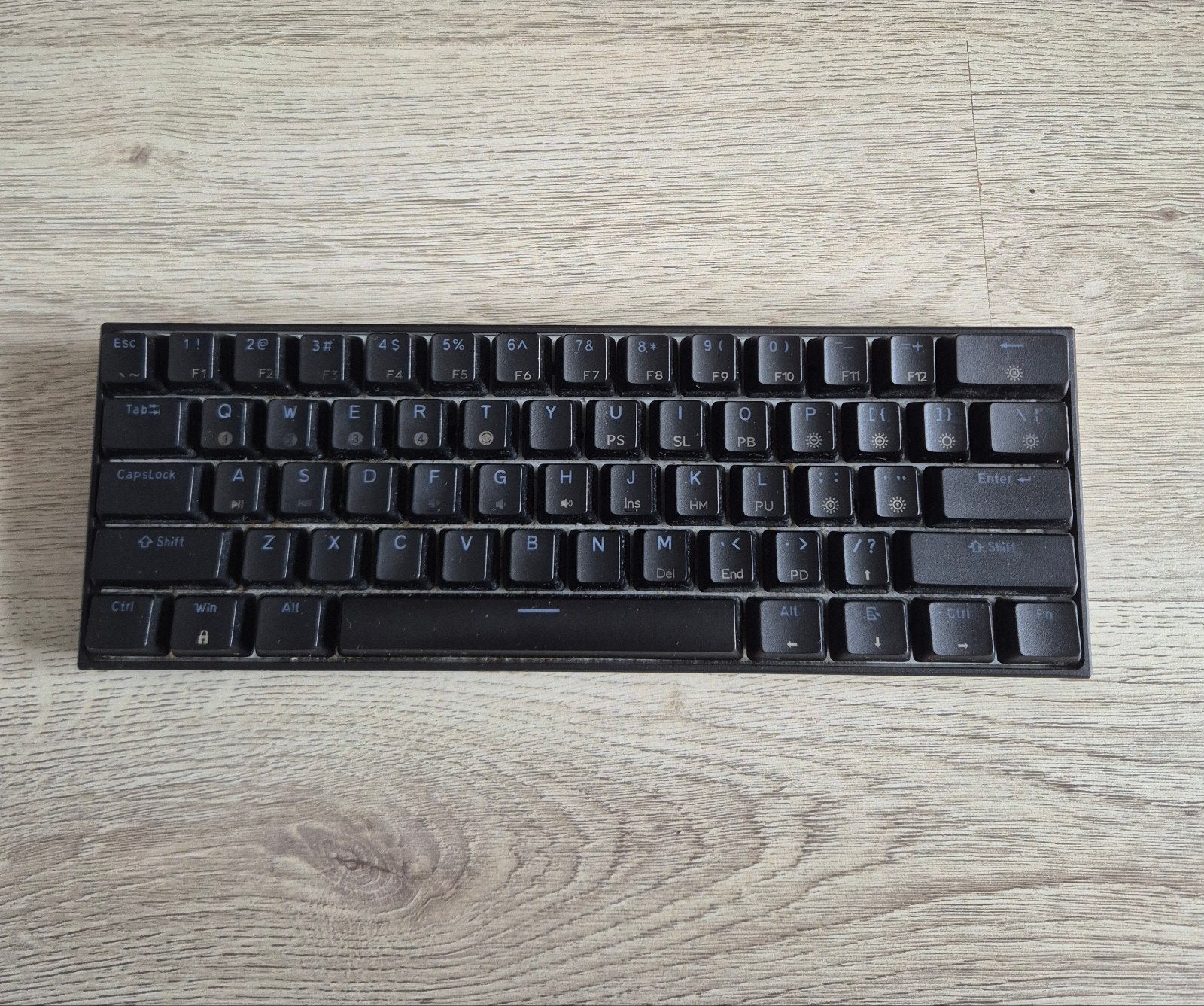 Dieraya DK61E Mechanisch RGB Gaming Toetsenbord, Computers en Software, Toetsenborden, Gebruikt, Dierya, Hot-swappable, Ophalen of Verzenden