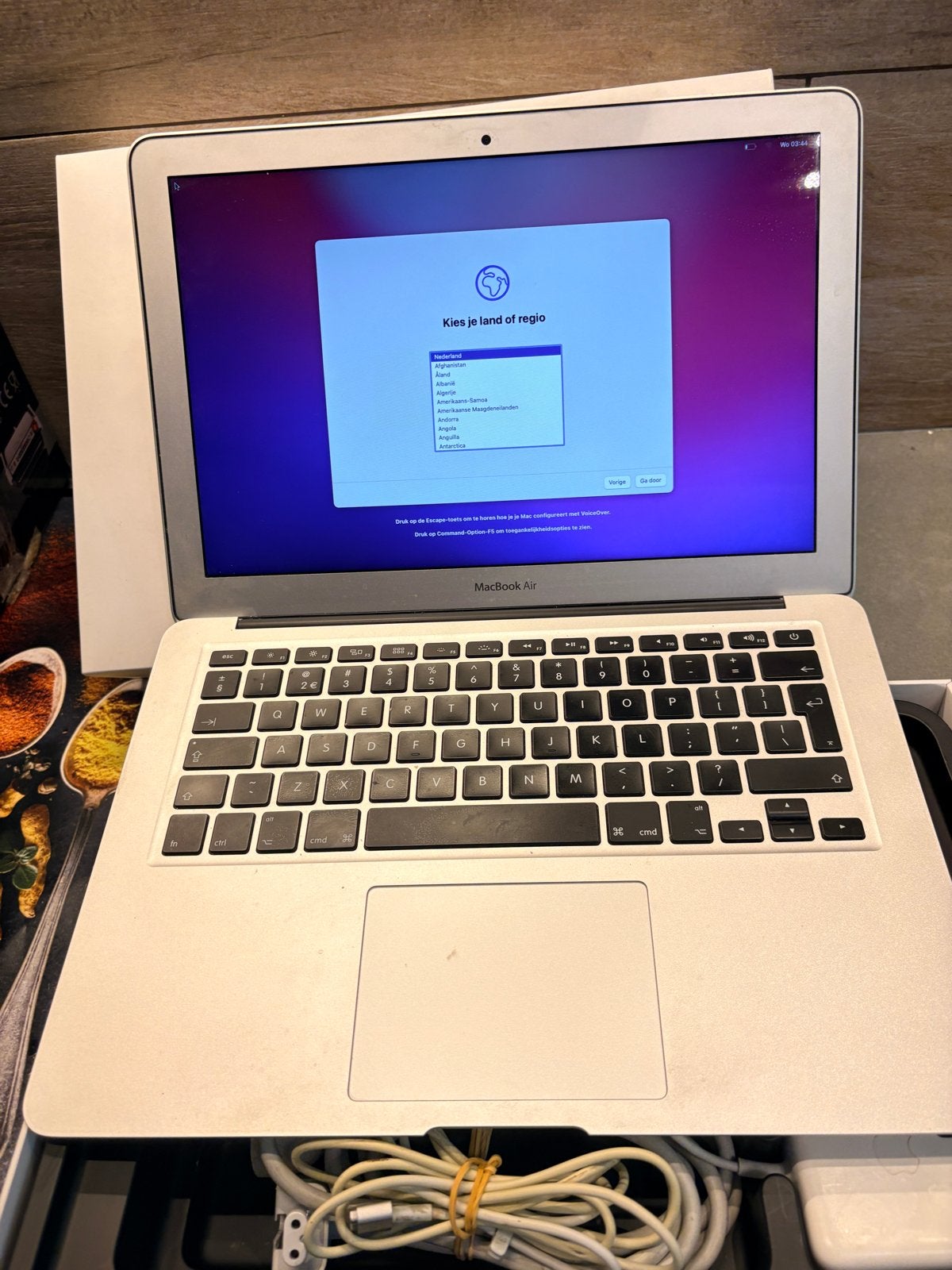 Apple MacBook Air 13-inch (2017), Ophalen, Gebruikt, 2 tot 3 Ghz, Qwerty