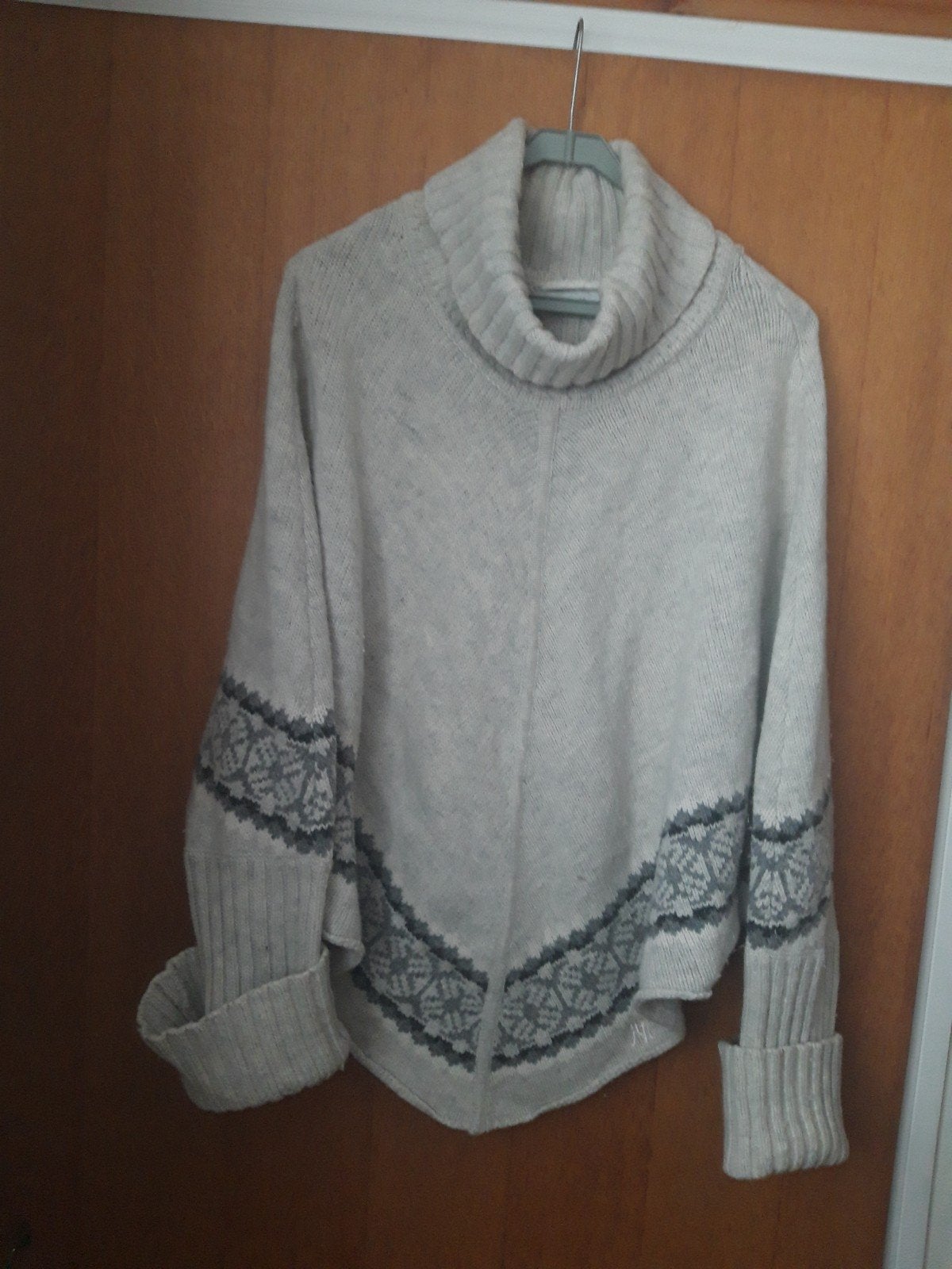 Noors/folklore trui/poncho met col Human Nature, Ophalen, Gedragen