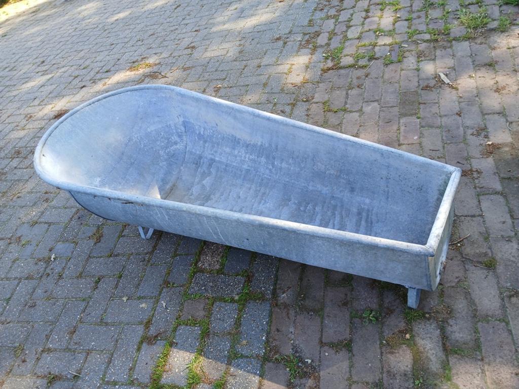 zinken badkuip, Ophalen, Zo goed als nieuw