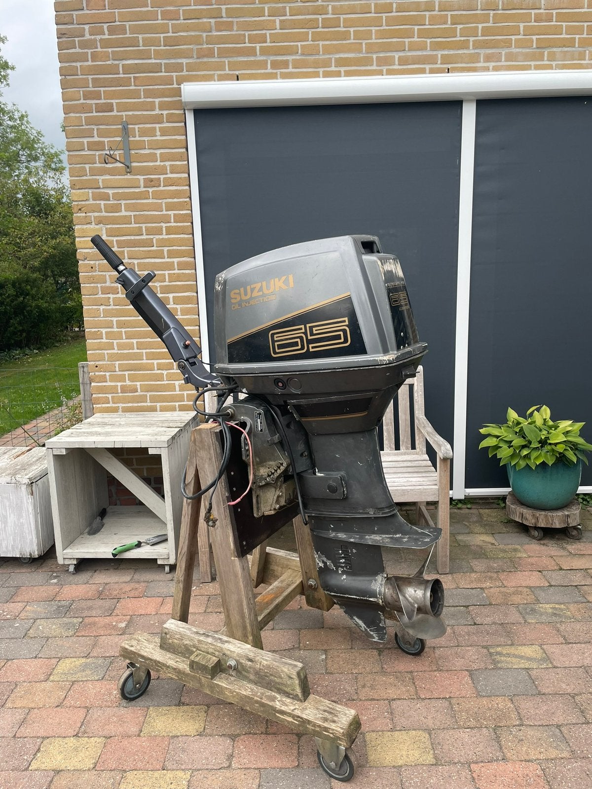 Suzuki 65 pk kortstaart powertrim + 55 pk langstaart 2 takt, Ophalen of Verzenden, Benzine, 30 pk of meer