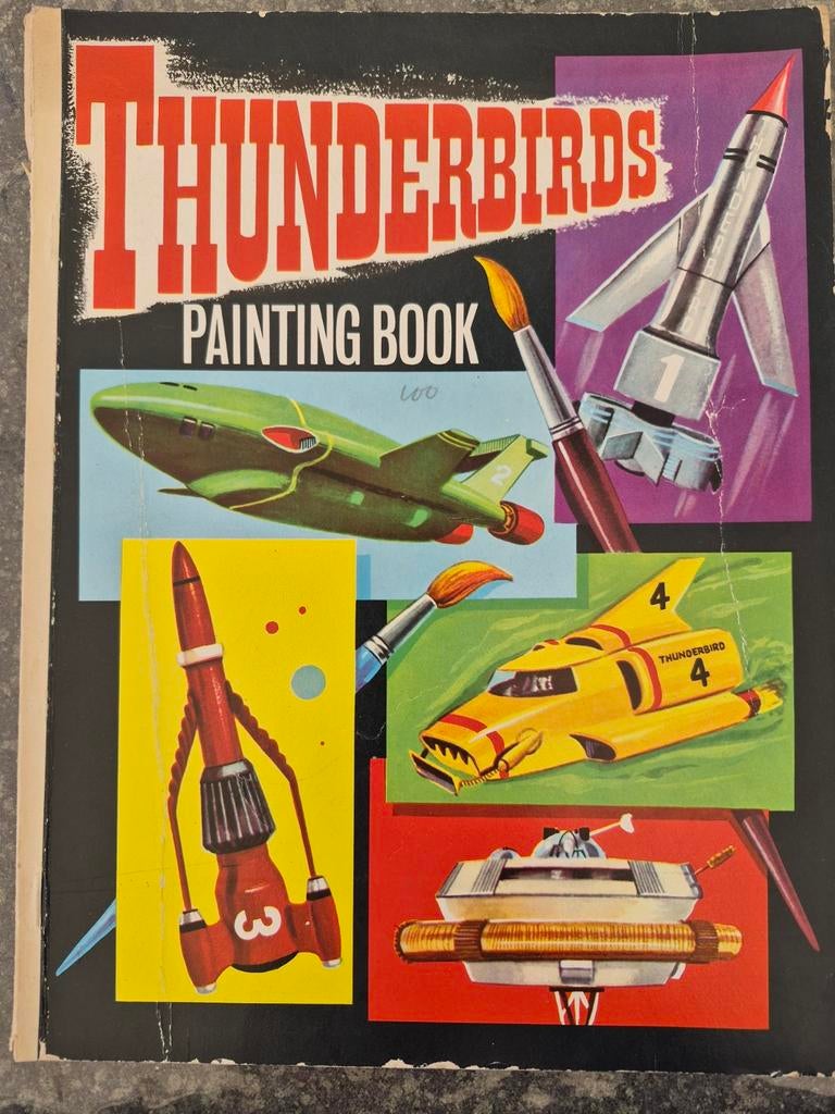 Vintage Thunderbirds Painting Book (1966) onbeschreven!, Boeken, Ophalen of Verzenden, Gelezen, A.P. Films (Merchandising) Limited