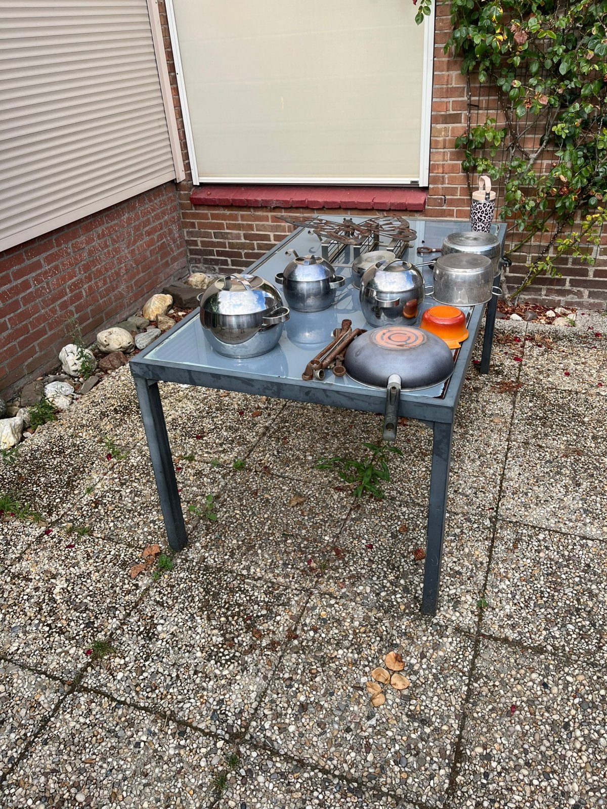Oud ijzer, Ophalen, Zo goed als nieuw, Rechthoekig, Metaal
