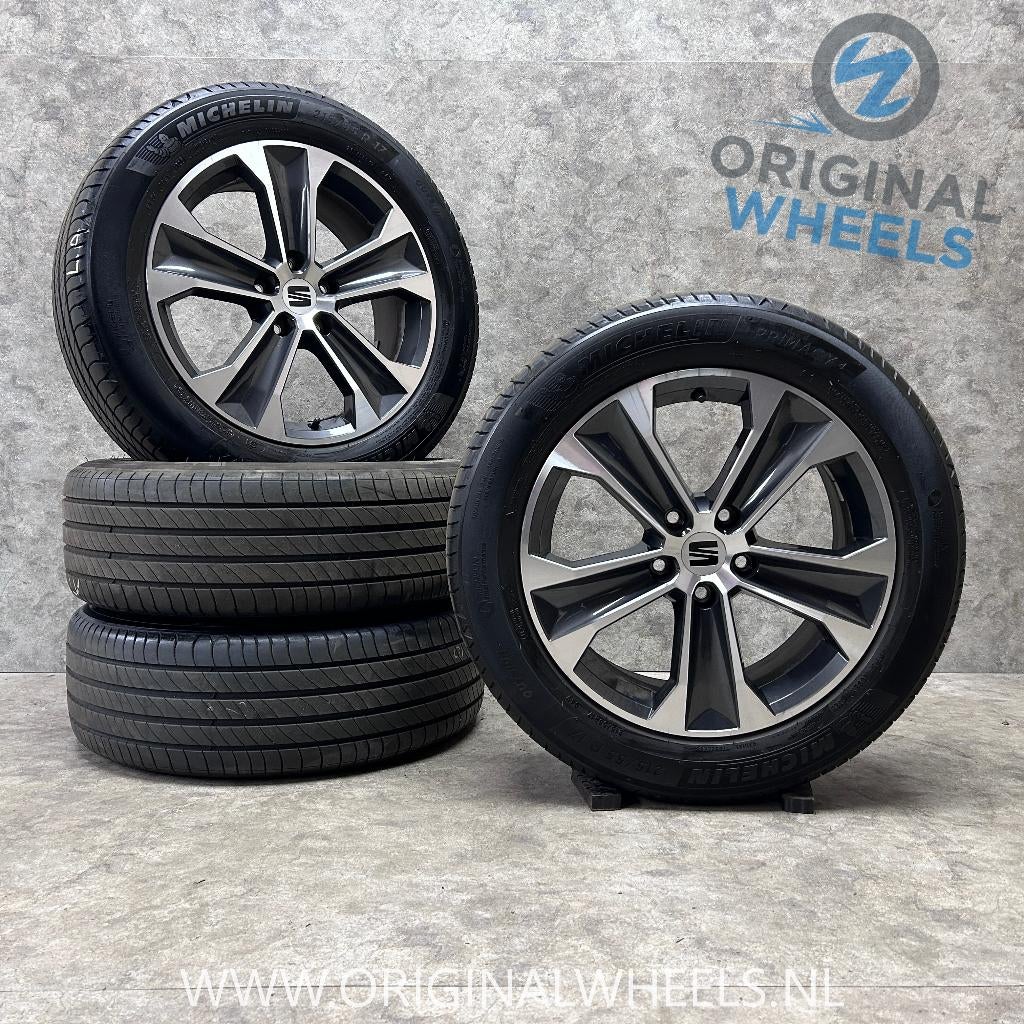 17 inch originele velgen + zomerbanden Seat Ateca, Frank_derks@hotmail.com, 5712GG 9, Banden en Velgen, 17 inch