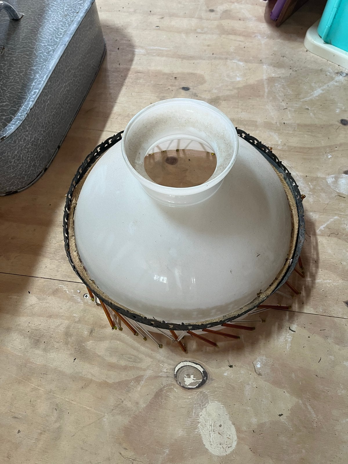 Antieke olielamp  - Unieke vondst!, Antiek en Kunst, Ophalen