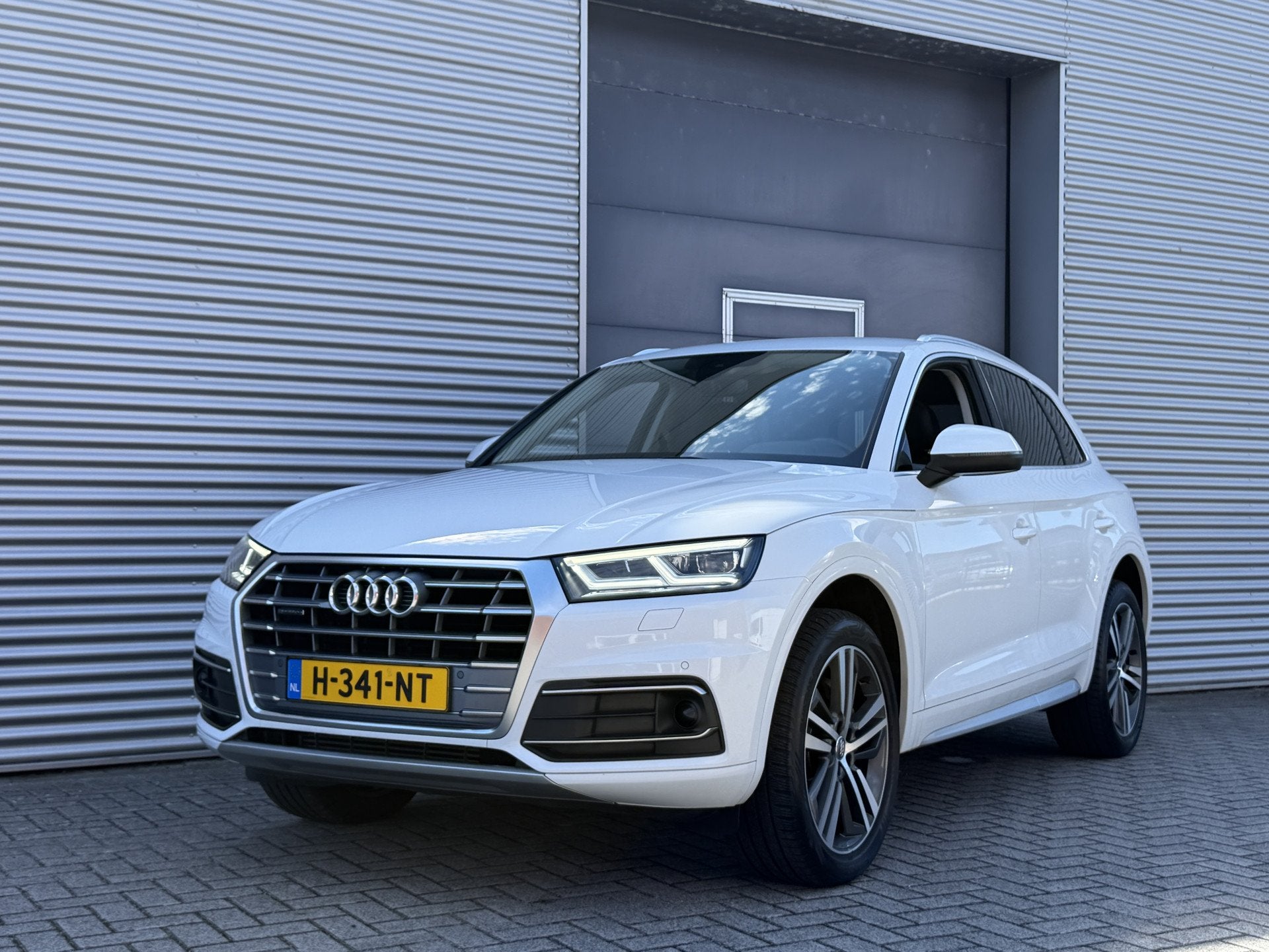 Audi Q5 45 TFSI quattro Pro Line I Aut. I ACC I Navi I Leder, Gebruikt, 4 cilinders, Wit, Bedrijf