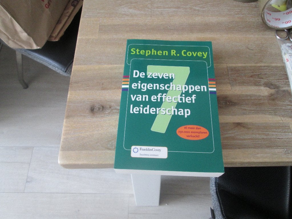 de zeven eigenschappen van effectief leiderschap Covey, Ophalen of Verzenden, Nieuw, Management