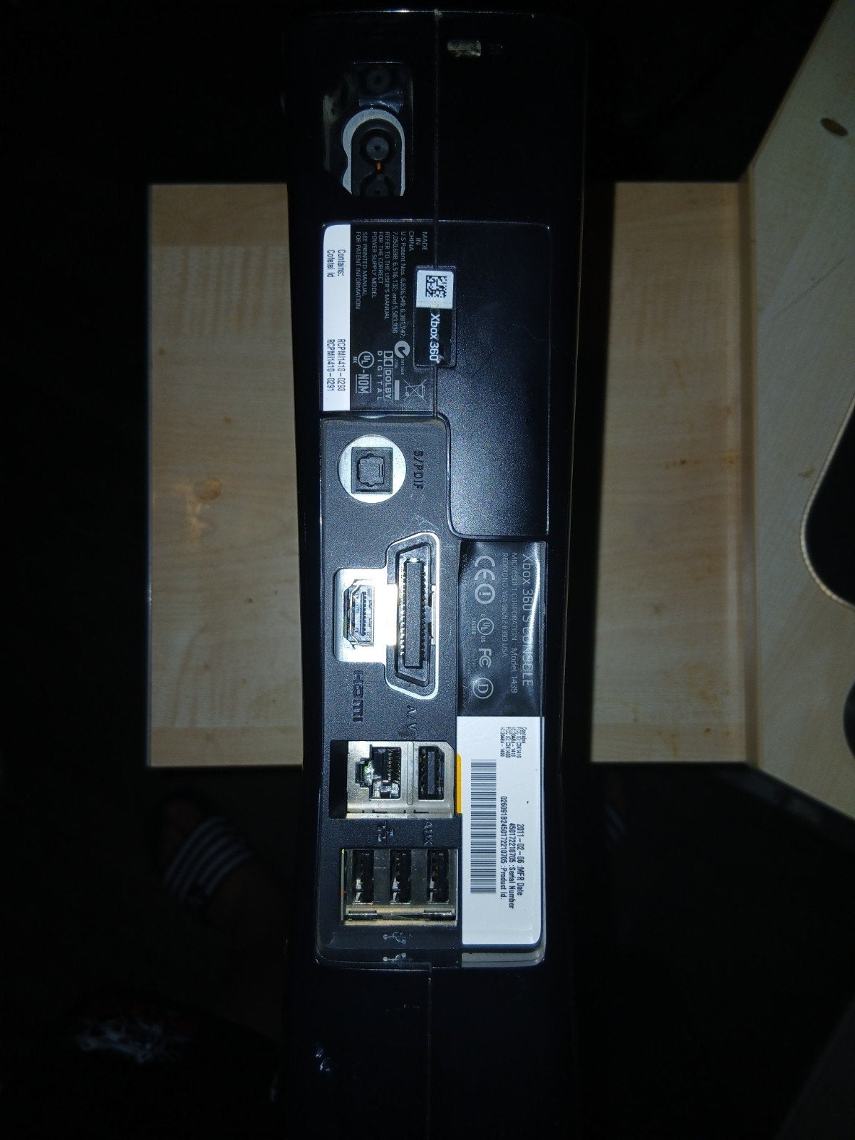 Xbox 360 Slim Editie met 4 controllers en 15 spellen, Ophalen, Racen en Vliegen, Zo goed als nieuw, Eén computer