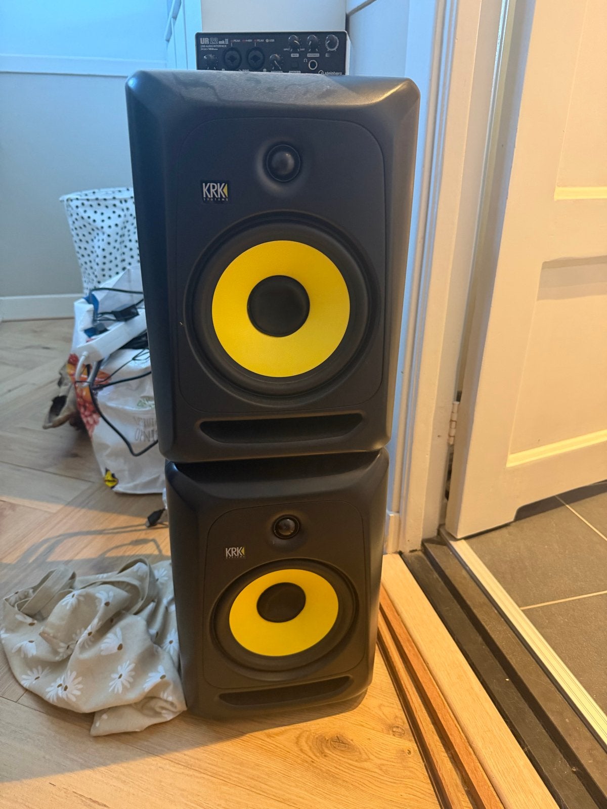 KRK Classic 8 Studio Monitoren (Stereo Paar), Ophalen of Verzenden, Gebruikt, Audiokanaal 2
