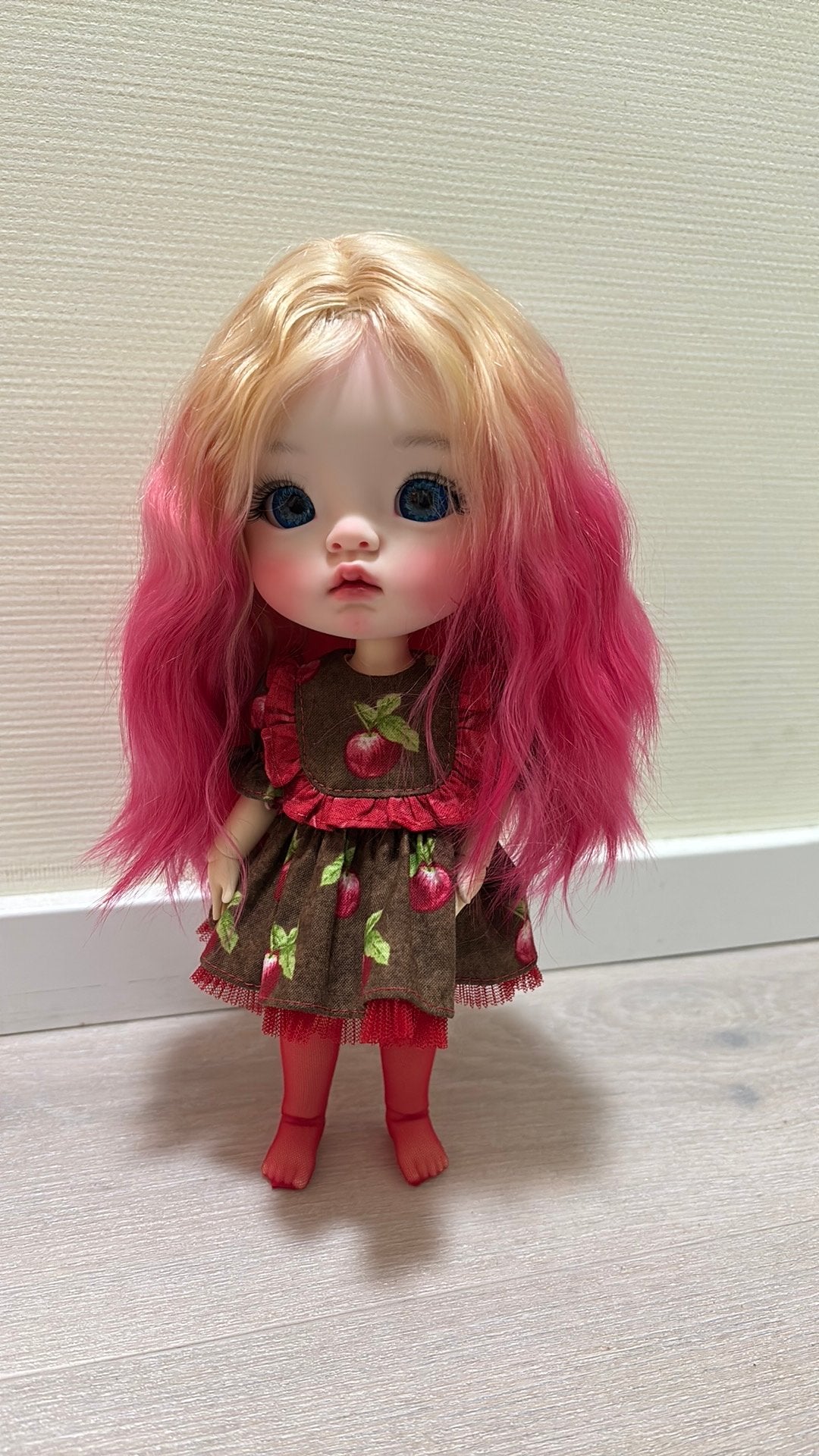 Blythe mohair pruik, Ophalen of Verzenden, Zo goed als nieuw, Overige typen