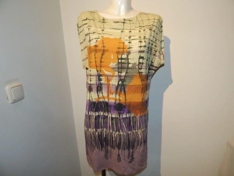 Save the Queen vintage stretch tuniek kleurrijk design XL, Overige kleuren, Verzenden, Maat 46/48 (XL) of groter, Save the Queen