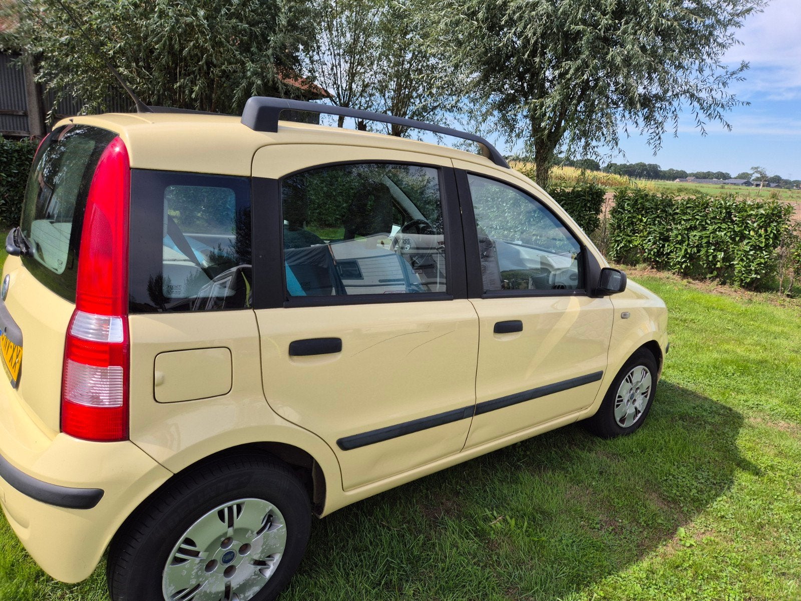 Fiat Panda 1.2 Dualogic 2004 Geel, Auto's, Fiat, 840 kg, Particulier, 800 kg, Hatchback