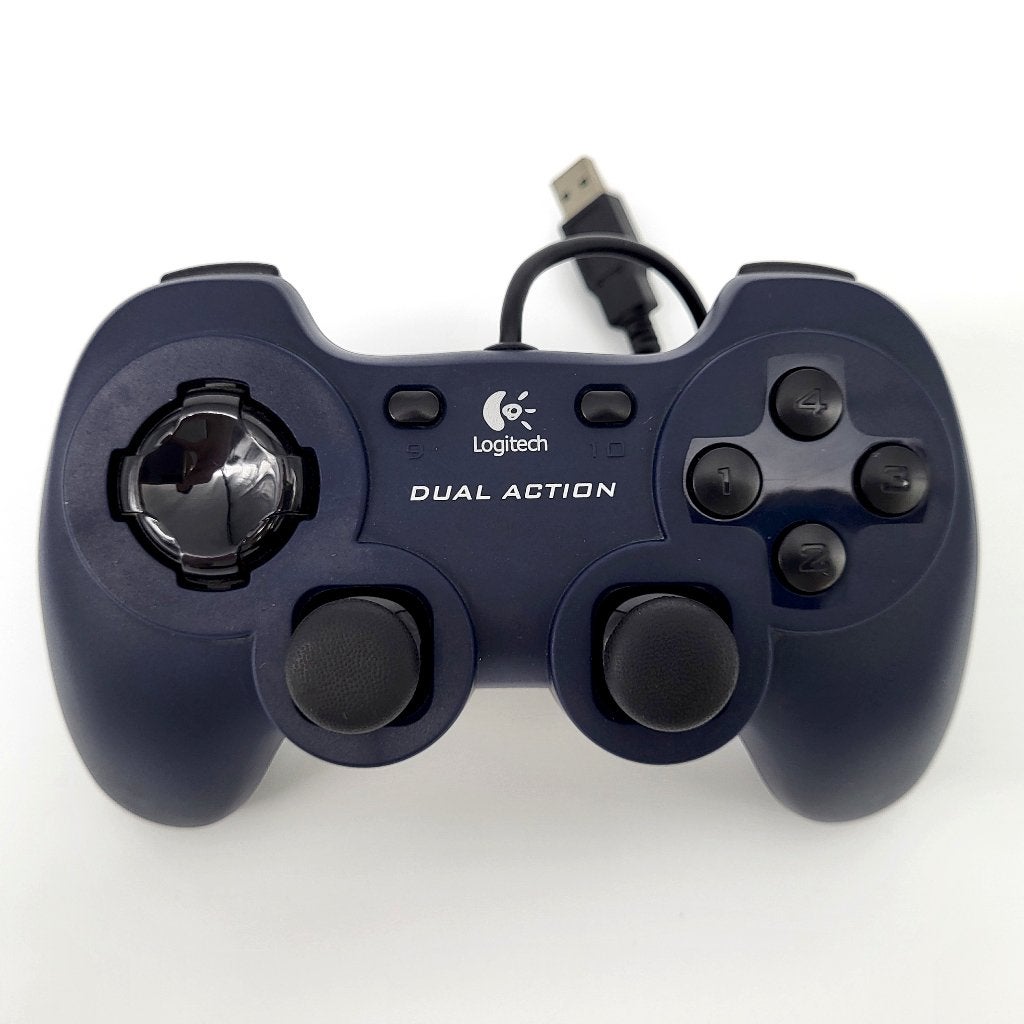 Logitech - Dual Action Gamepad Controller - Blauw, Gebruikt, Verzenden, Logitech, Nvt