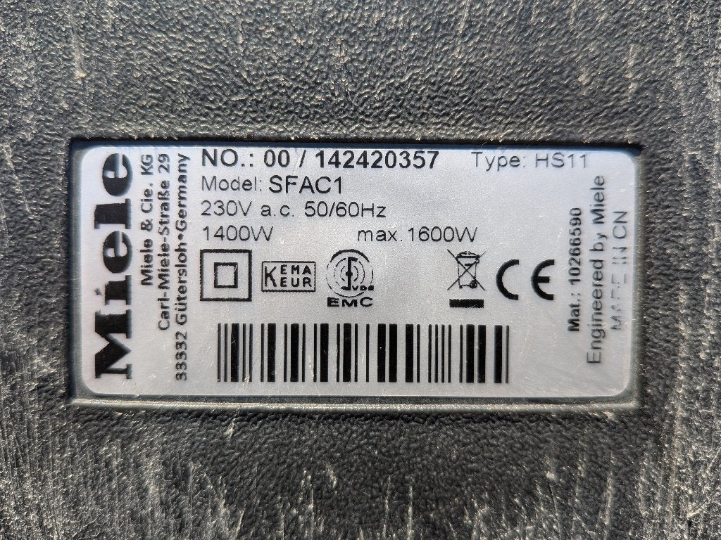 Onderdelenset Miele Complete C2 Black Pearl PowerLine SFAC1, Stofzak, Gebruikt, Ophalen of Verzenden, Miele