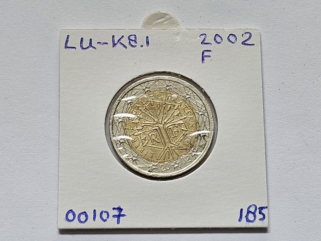 2-euromunt Frankrijk (F) 2002 Koers LU-K8.1, Ophalen of Verzenden, Frankrijk, 2 euro, Losse munt