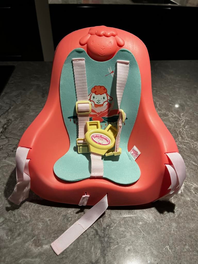 Leuk fietszitje voor Baby Annabell pop, Kinderen en Baby's, Speelgoed | Poppen, Gebruikt, Babypop, Ophalen