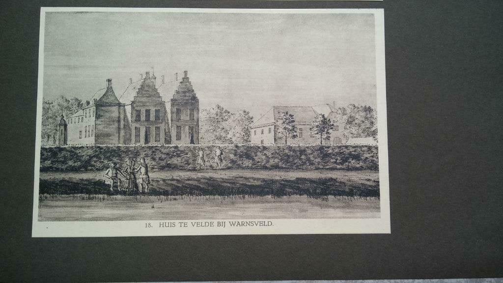 18 / Warnsveld Huis te Velde Lichtdruk 1922, Antiek en Kunst, Ophalen of Verzenden