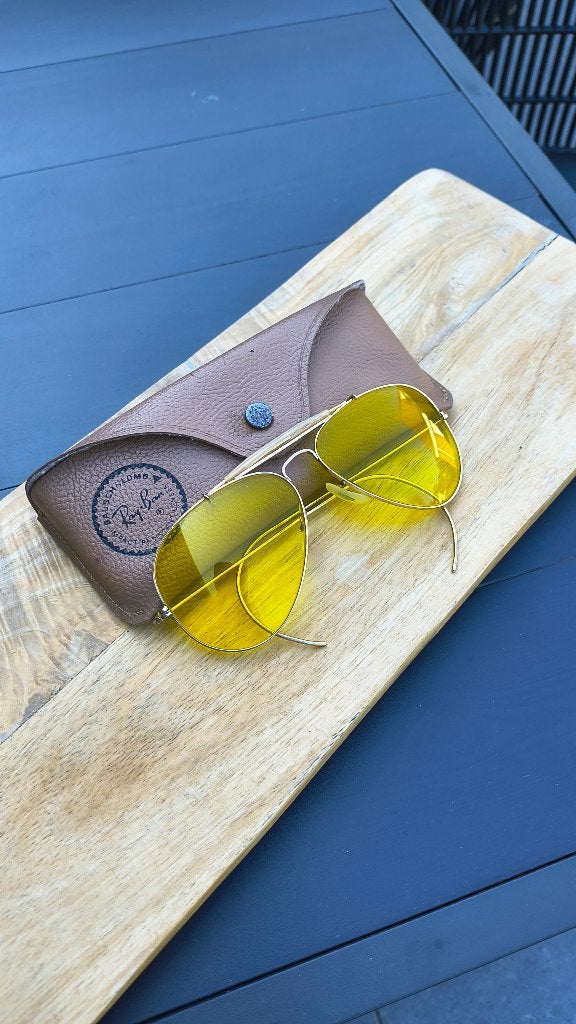 Ray-Ban B&L USA Outdoorsman 58-14 10KGold Kalichrome Vintage, Sieraden, Tassen en Uiterlijk, Zonnebrillen en Brillen | Heren, Zonnebril