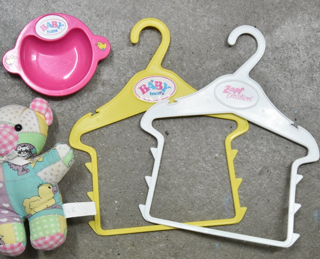 Zapf Creation baby born speelgoed beer bord kleer hanger pop, Kinderen en Baby's, Ophalen of Verzenden, Babypop