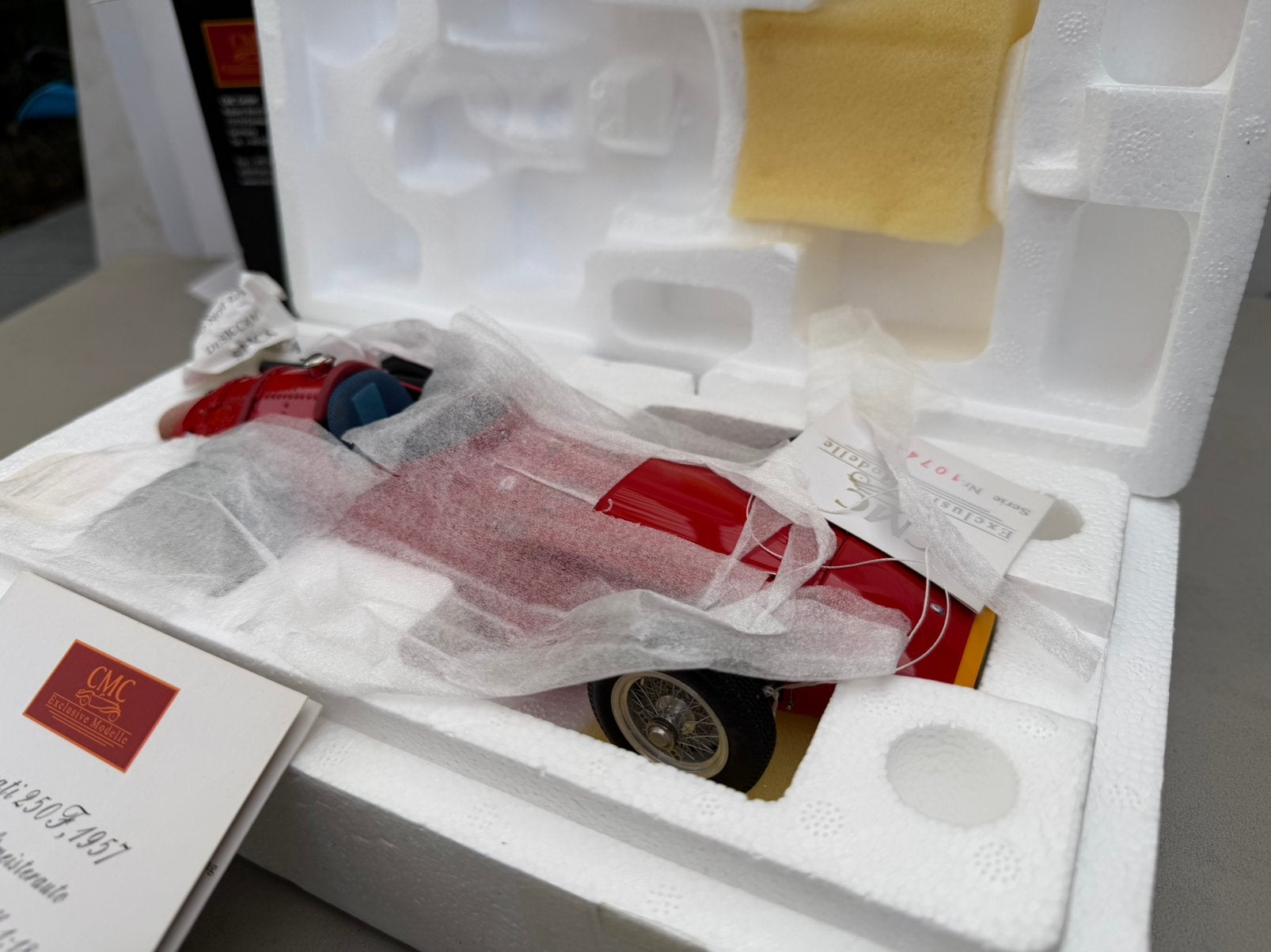 1/18 cmc 1957 maserati 250 f grand prix sieger (Bo), Hobby en Vrije tijd, Ophalen of Verzenden, Zo goed als nieuw, Auto, Overige merken