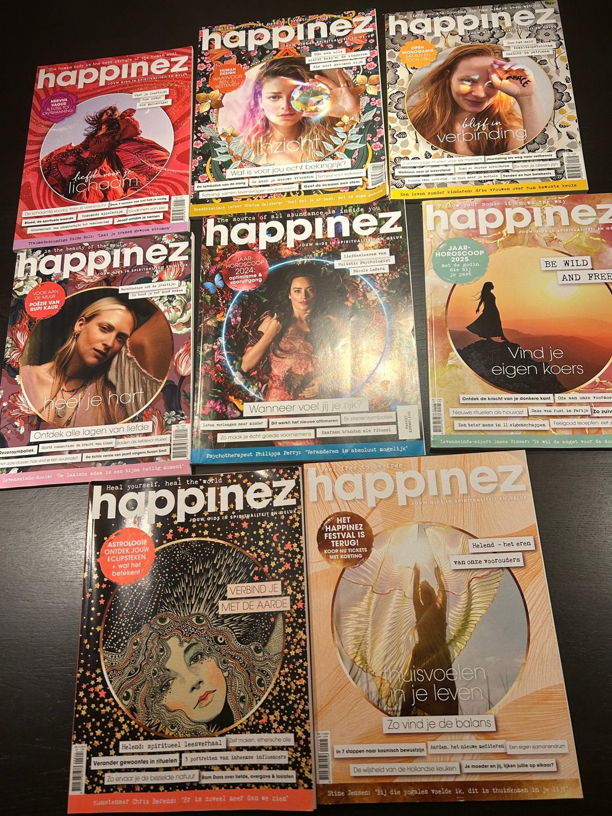 8 happinez tijdschriften, Ophalen of Verzenden, Zo goed als nieuw