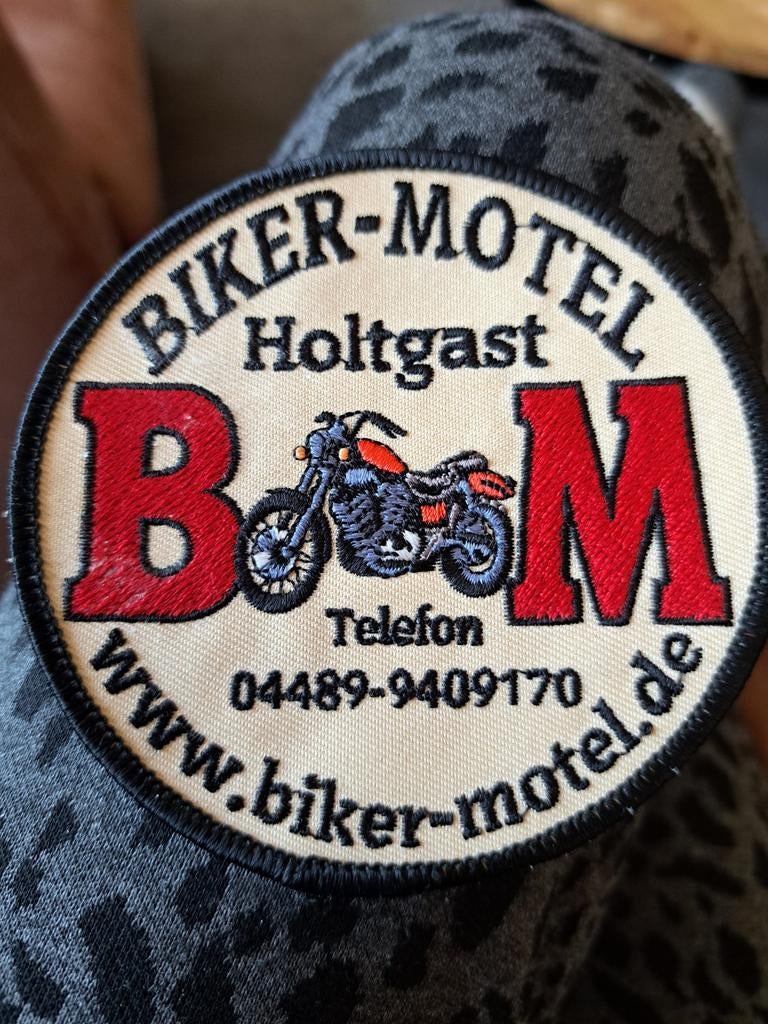 Biker-Motel Holtgast Embleem Patch - Zo goed als nieuw, Ophalen of Verzenden, Zo goed als nieuw, Overige typen