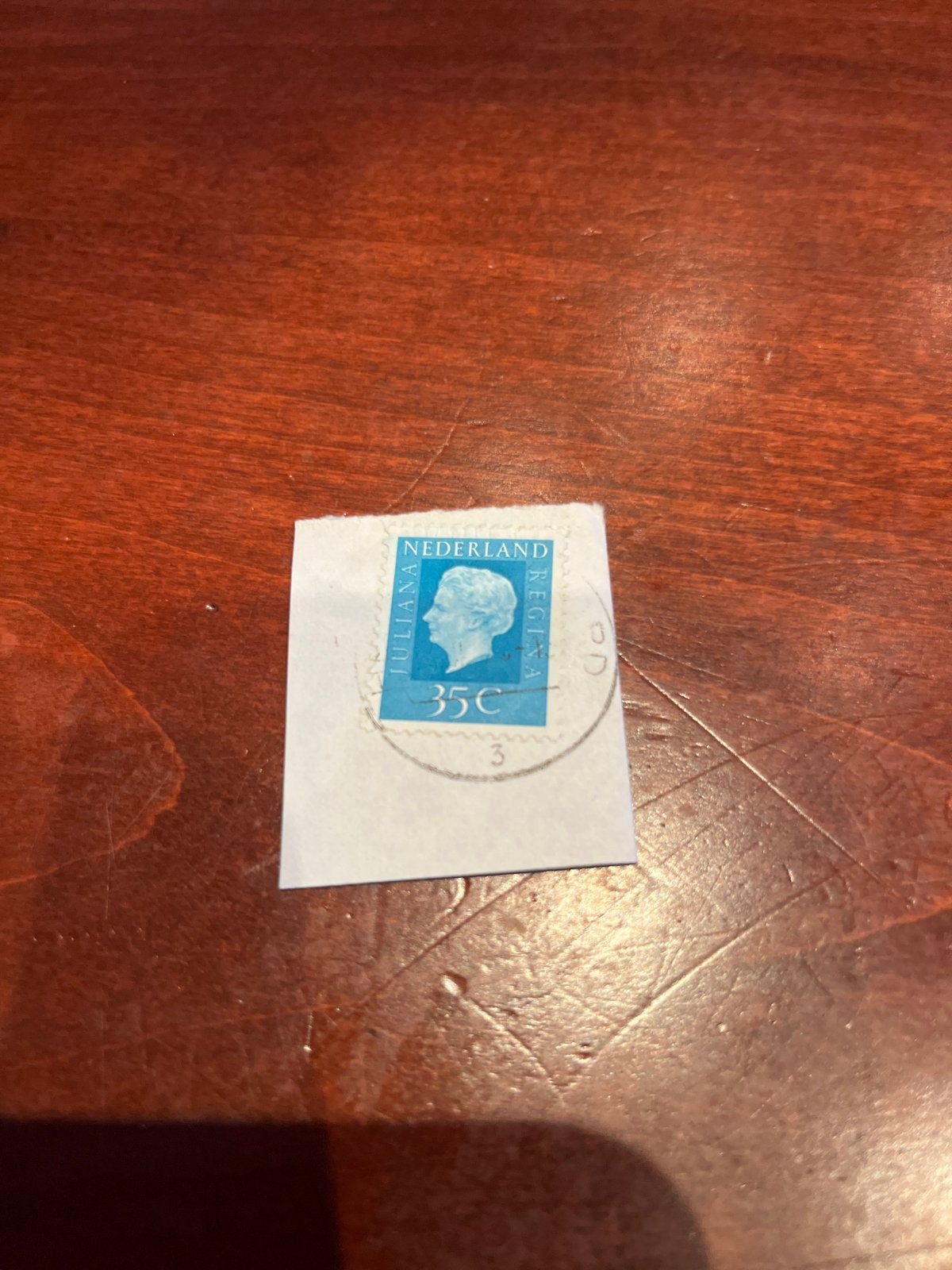 Postzegel Nederland Juliana 35C, Postzegels en Munten, Ophalen of Verzenden, Na 1940, Gestempeld