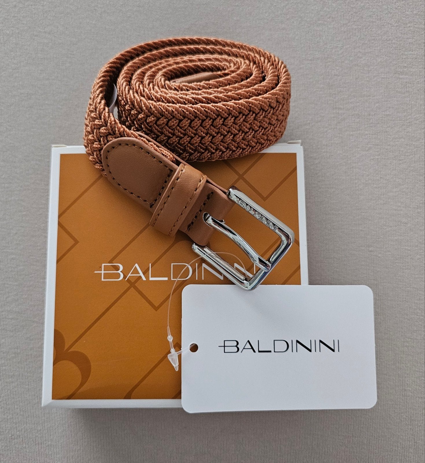 Leuke nieuwe Baldinini centuur / riem. Rekbaar. Mt. 85 - 90., Minder dan 3 cm, 80 tot 90 cm, Bruin, Verzenden