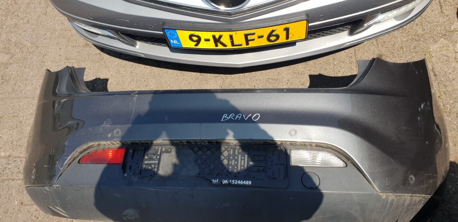 FIAT BRAVO ACHTERBUMPER  BJ 2008, Gebruikt, -, -, Ophalen of Verzenden