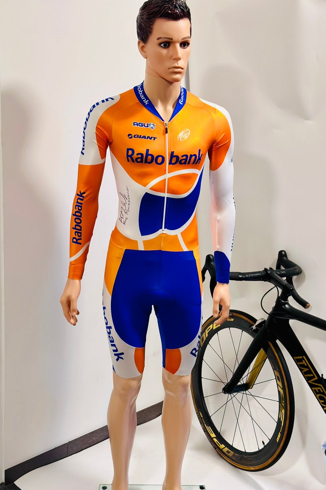 Wielrenkledig wielrenpak snelpak speedsuit maat M Agu, Ophalen of Verzenden