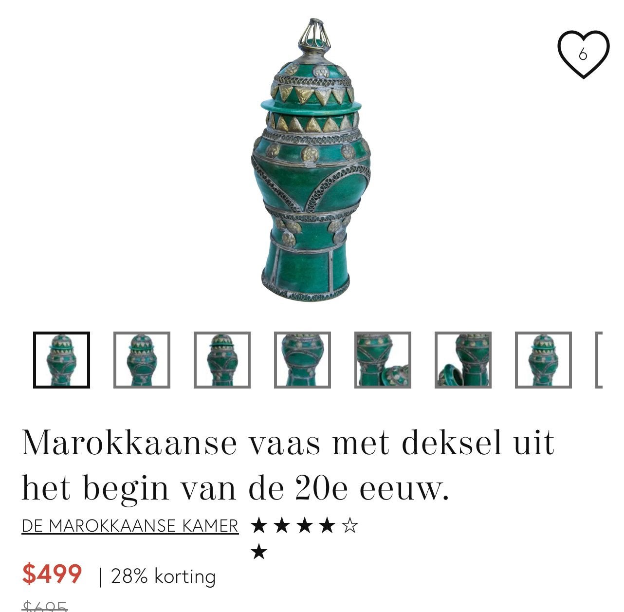 Keramische vaas met de hand gemaakt, Ophalen of Verzenden
