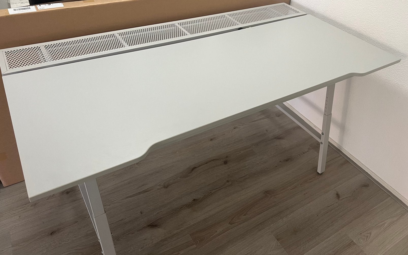 IKEA thuis werkplek bureau in great condition, Ophalen, 160 cm, Gebruikt, Hout