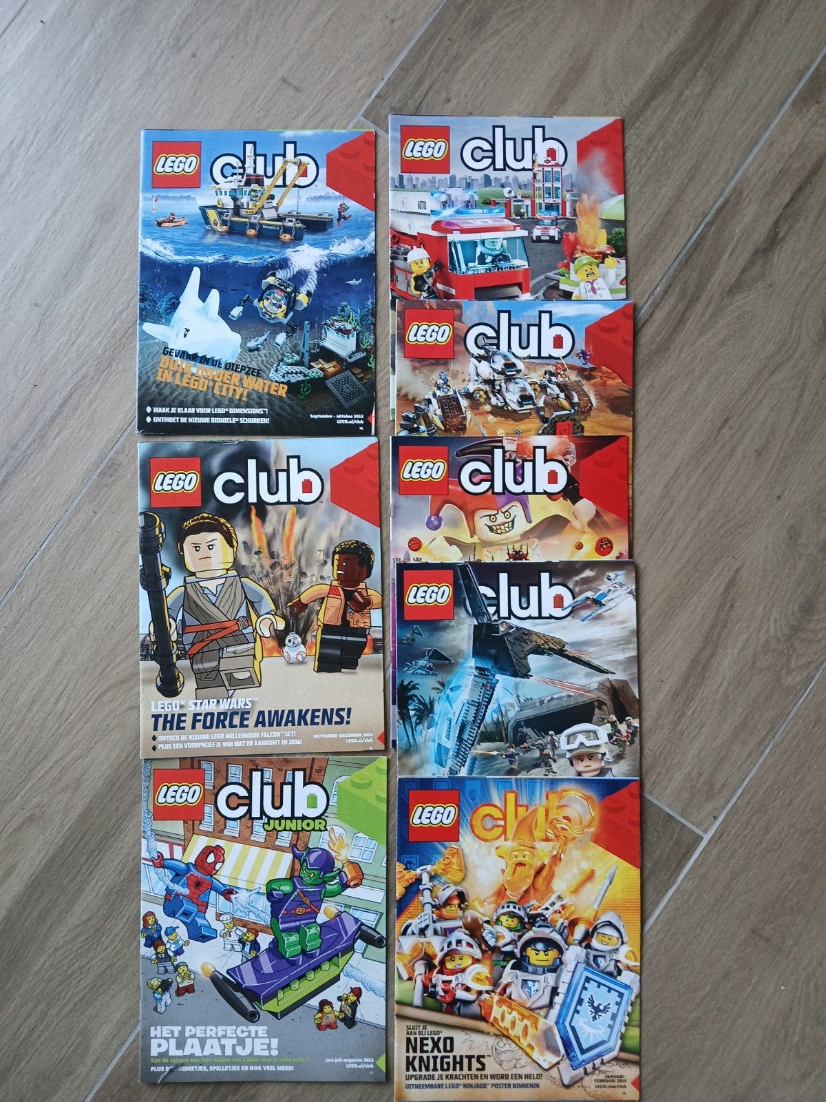 8 x Lego magazine 2015 - 2016 tijdschriften, Ophalen of Verzenden, Gelezen, Overige typen