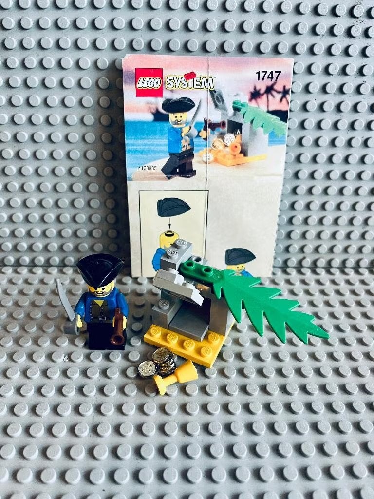 LEGO Pirates 1747 Treasure Island, Kinderen en Baby's, Gebruikt, Lego, Inclusief instructies, LEGO