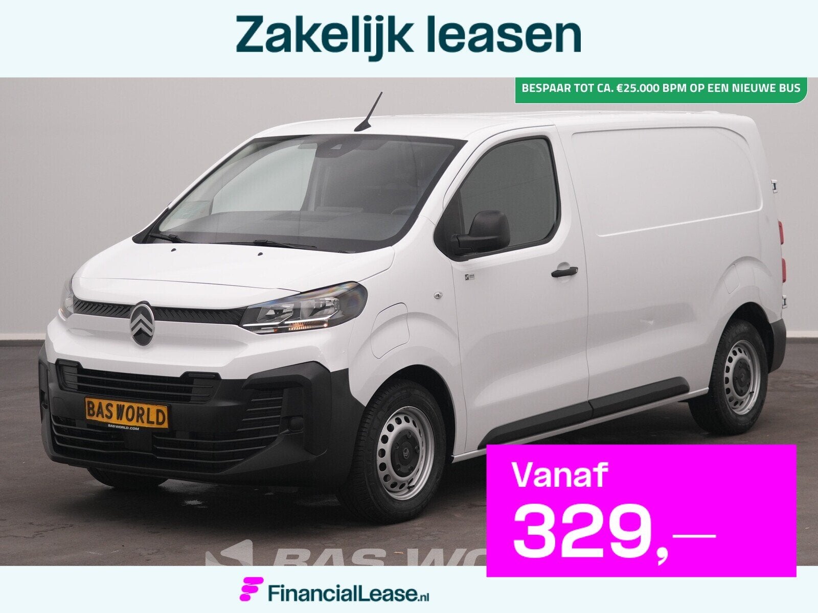 Citroën eJumpy 136pk Nwe model 50kWh WLTP 230km 100% Elektr, Automaat, Gebruikt, Euro 6, Citroën