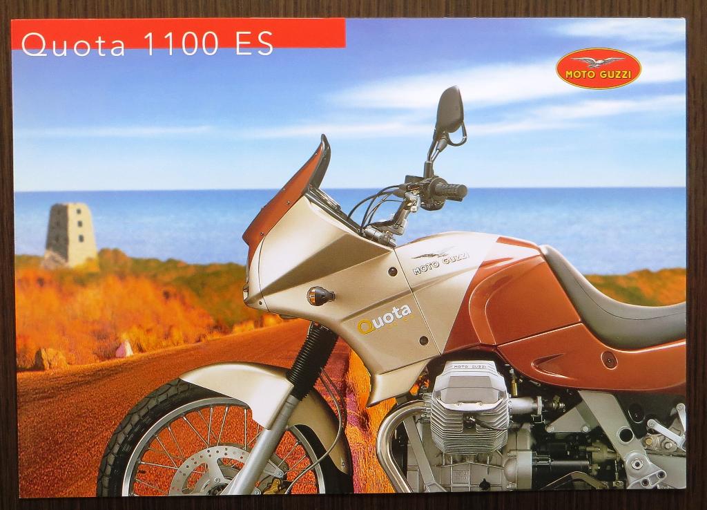 Folder Moto Guzzi Quota 1100 ES - 2000 - 6 blz (Duits/Frans), Verzenden, Moto Guzzi