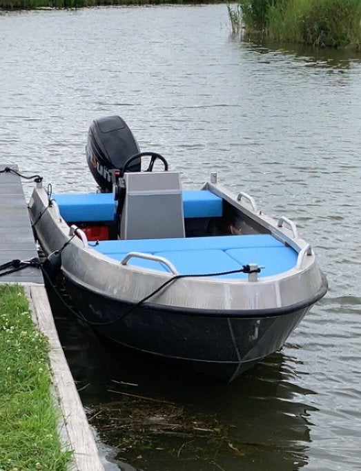 Aluminium motorboot 30pk, Watersport en Boten, Ophalen, Consoleboot, Aluminium, Rondzit