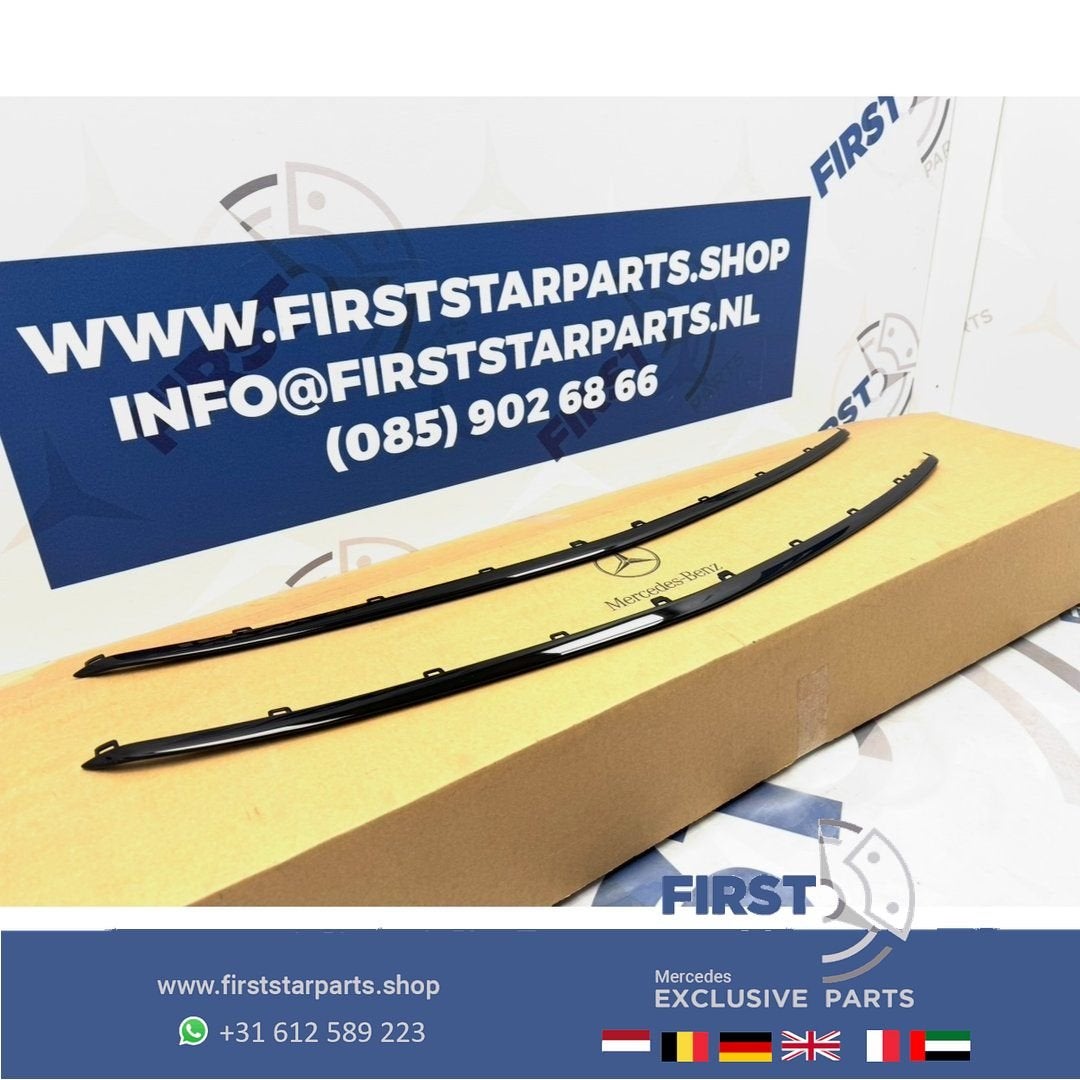 A1778850006 BUMPER LIJST SIERLIJST LIP ZWART FACELIFT W177 A, Gebruikt, Carrosserie en Plaatwerk, -, Ophalen of Verzenden
