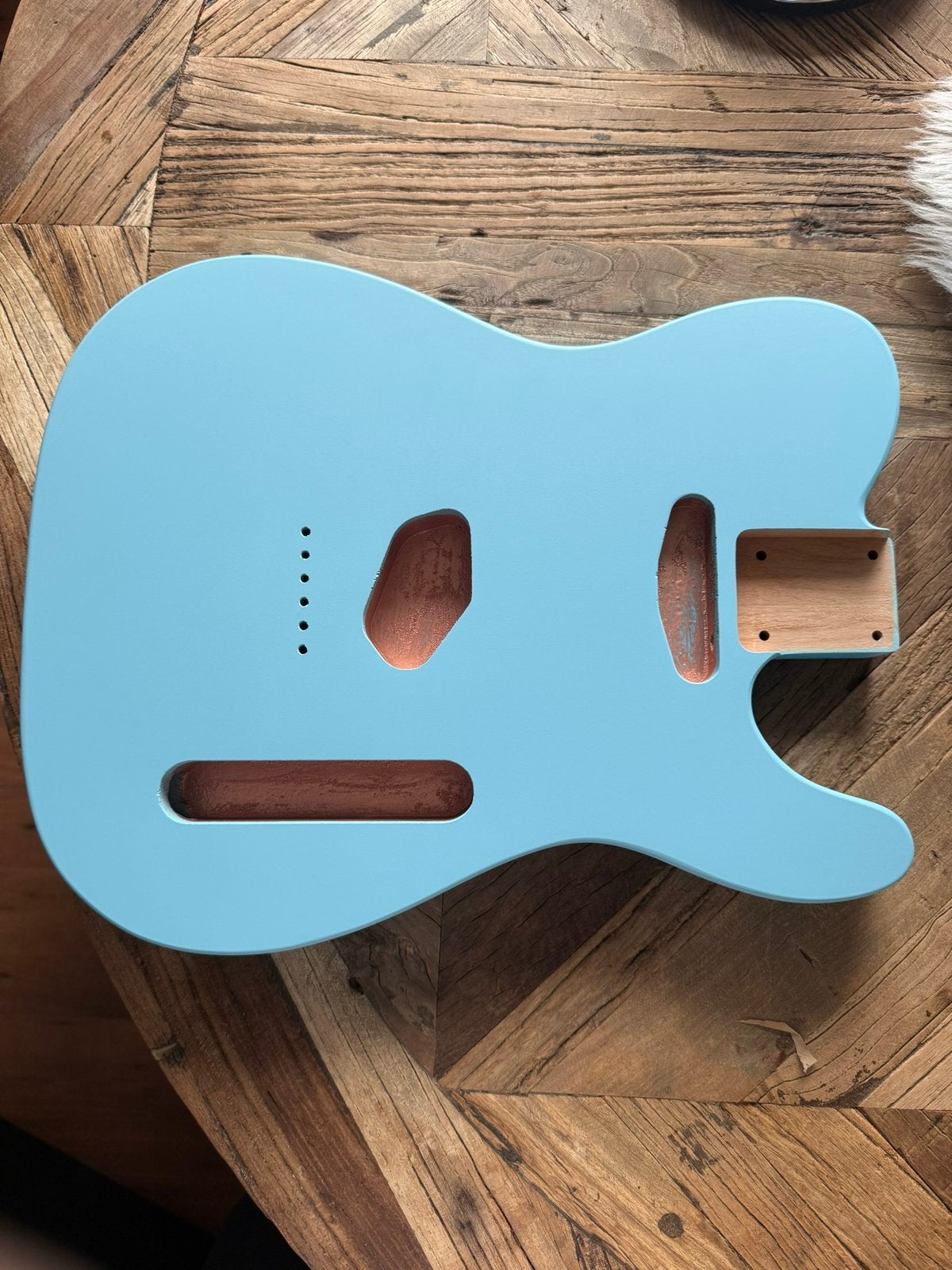 Telecaster body Daphne Blue in Nitro satin finish ‘ neww, Feen, Verzenden, Geen, Jpsg