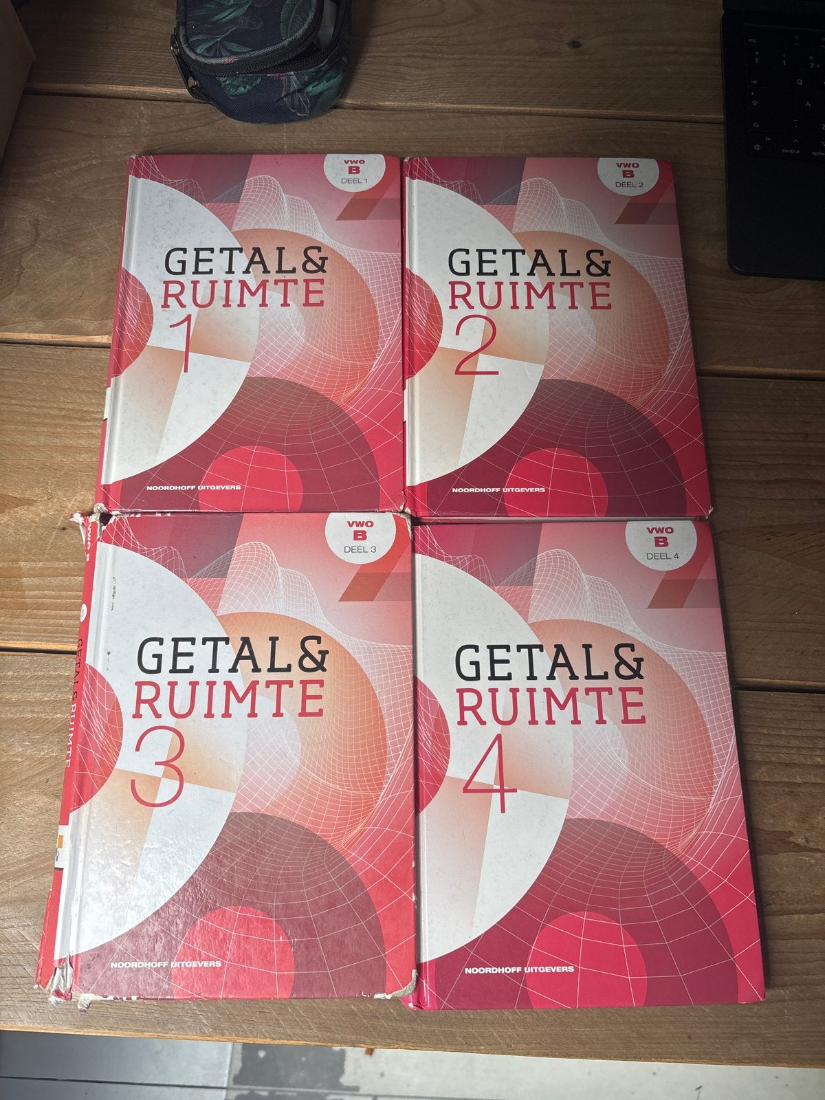 Getal & Ruimte VWO Wiskunde B (Deel 1-4), Boeken, Verzenden, Gelezen, VWO, Wiskunde B