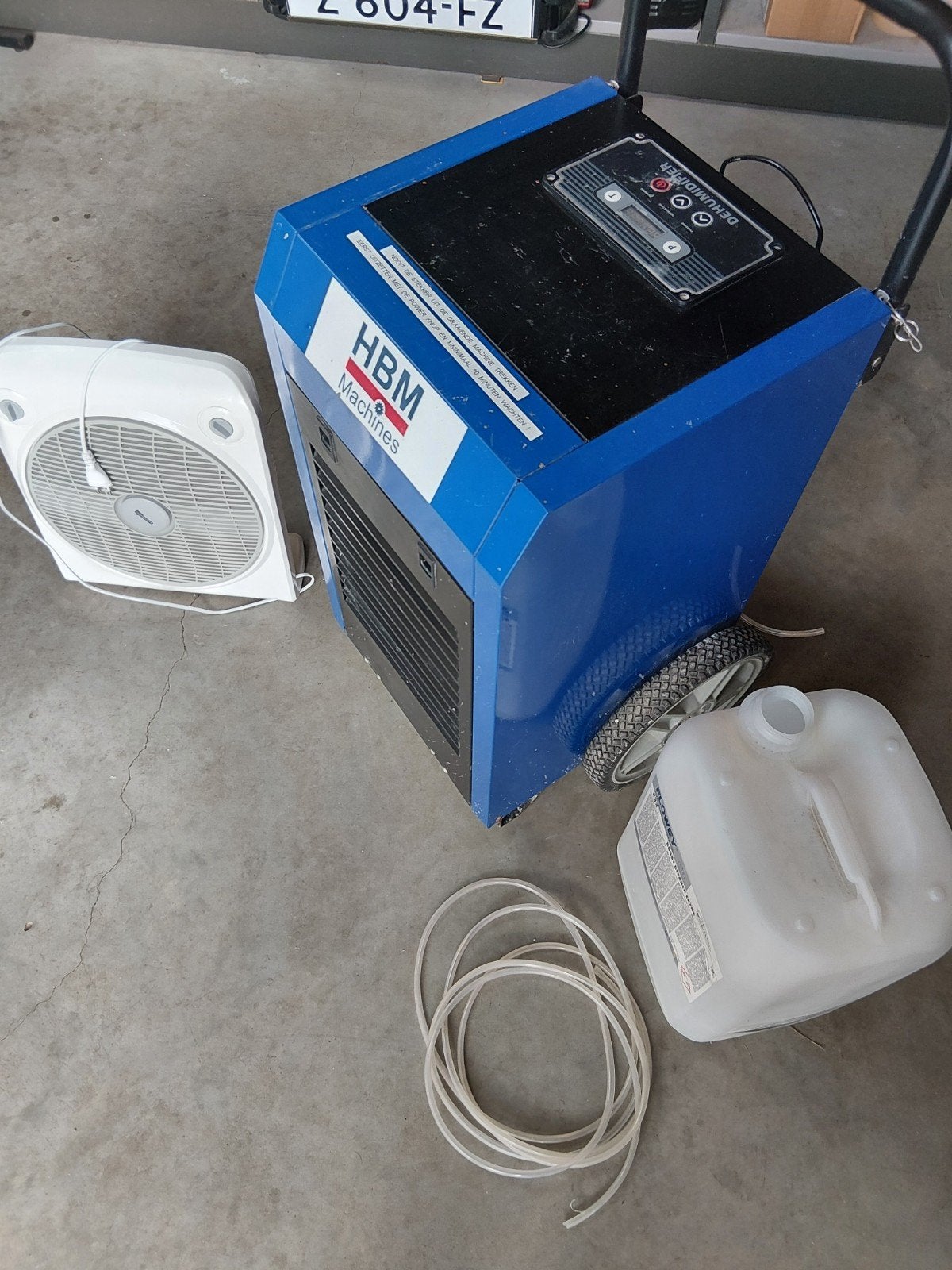 HBM Machines IRONMEN 70L(9009) Luchtontvochter, Ophalen, Gebruikt, Ventilator en Afzuiger